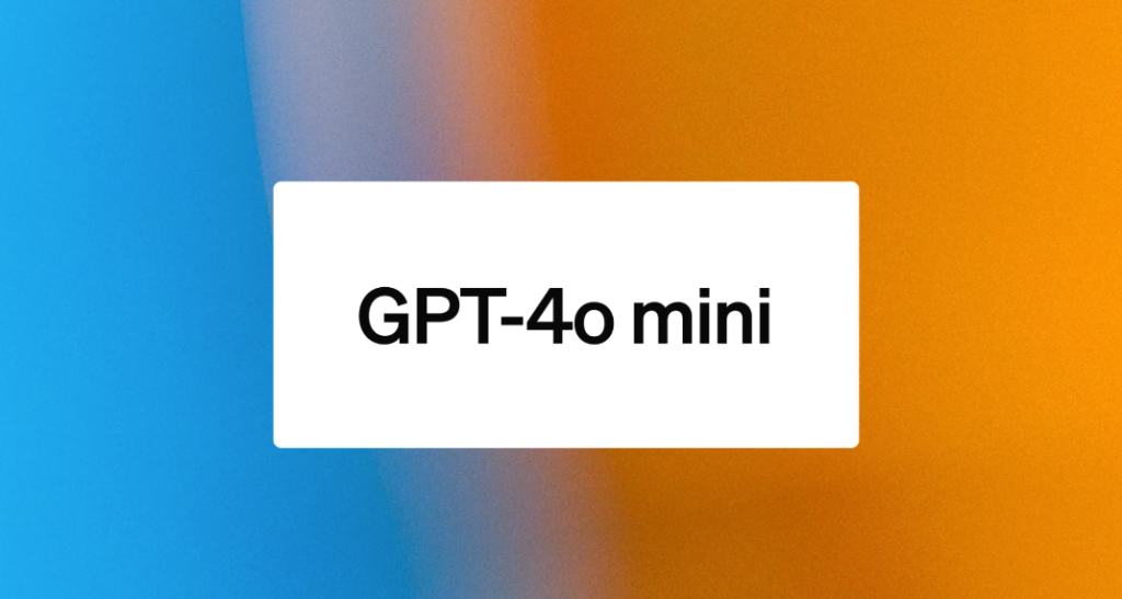 GPT 4o mini advancing cost efficient intelligence OpenAI 1